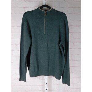 Kirkland Signature Men's Crewneck Sweater - Dark Green